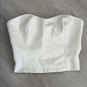 Aritzia Cream Crop Top